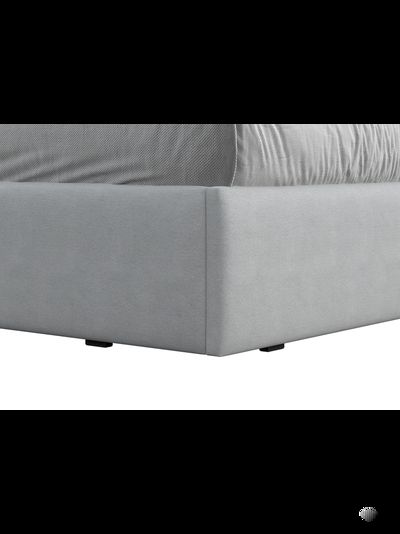 Кровать «КР 3» Серая 90 см (с основанием)