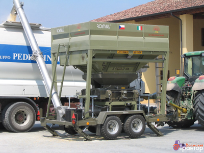 Передвижная вальцовая плющилка влажного зерна ROmiLL М2