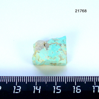 Бирюза натуральная (горбушка) Казахстан арт.21768: 4,6г - 20*17*9мм