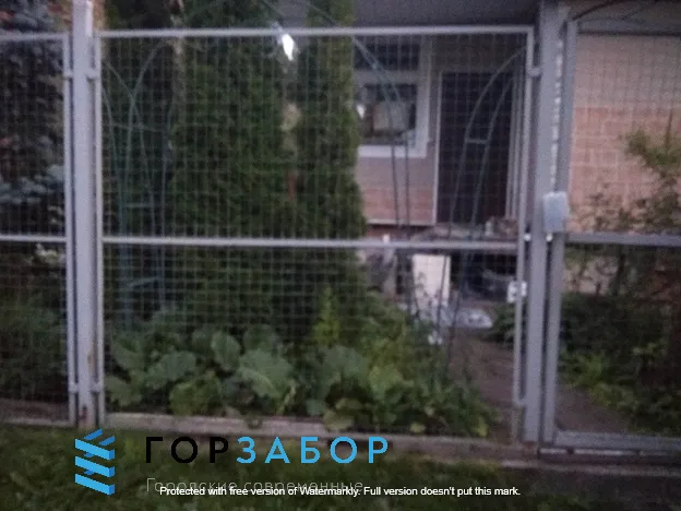 Секционный сварной сетчатый забор