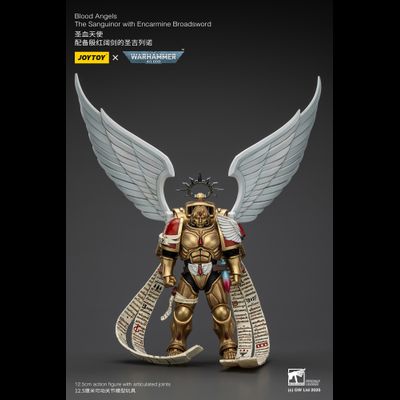 Сангвинор Кровавых Ангелов (Warhammer 40k) - КОЛЛЕКЦИОННАЯ ФИГУРКА 1/18 Blood Angels The Sanguinor with Encarmine Broadsword (JT02519) - JOYTOY