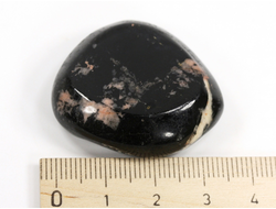 Турмалин черный, Шерл, полировка плоская, Бразилия (33*31*12 мм, 26 г) №35667