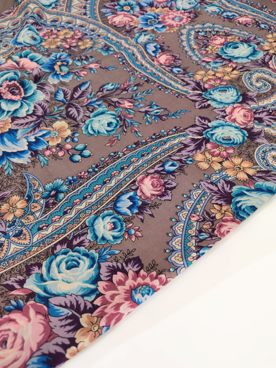 Павловопосадский платок Подружкины посиделки 1993-16