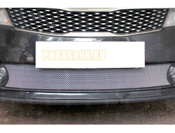 Защита радиатора KIA Optima 2015-2018 chrome низ