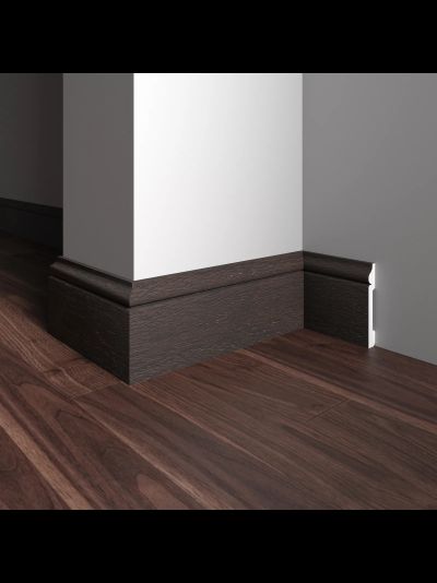 Напольный плинтус Decor-Dizayn 005-93SH, влагостойкий, ударопрочный, 2,4 метра