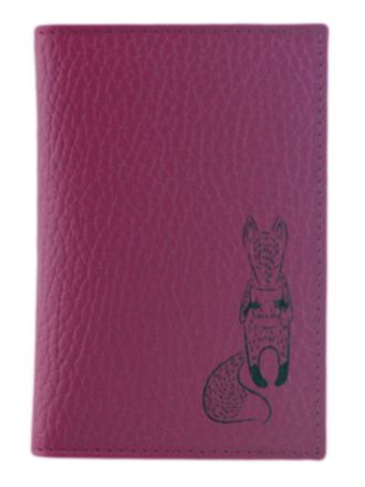 Кредитница QOPER Credit card holder fox pink