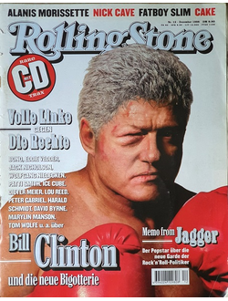 Rolling Stone Germany Magazine December 1998 Bill Clinton, Alanis, Иностранные журналы, Intpress