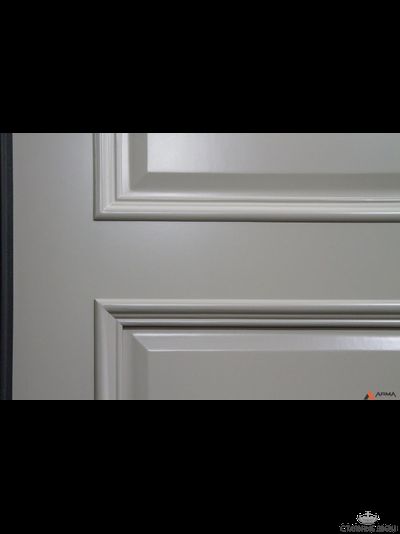 Prefect Префект /ПК 26мм рис. "Чикаго" крашенная RAL9001 с багетом из массива березы