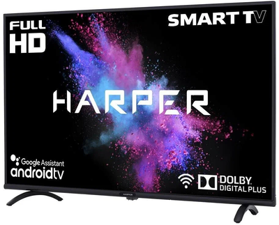 Телевизор Harper 40F721TS  40"  Full HD  Smart TV  Черный