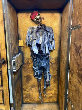 Cabinet with skeleton