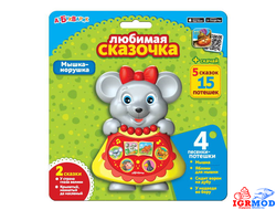 Муз.игрушка Любимая сказочка &quot;Мышка-норушка&quot; (Азбукварик) арт.282398