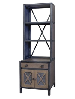 Стеллаж с нижней тумбой, в стиле loft.