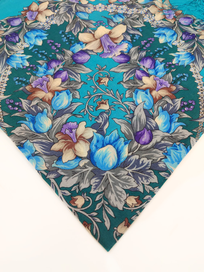 Павловопосадский платок Соловьиная роща 1994-11