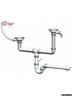 Кухонная комбинированная керамическая + нерж мойка Florentina КОМБИ 860К Антрацит, грей, жасмин, песочный, шампань