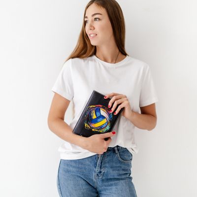 Ежедневник со сменной обложкой "Мяч рисованный BLACK"