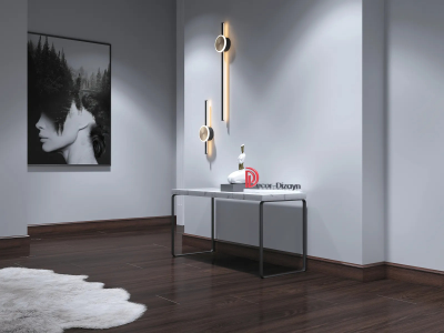 Напольный плинтус Decor-Dizayn 005-88SH, влагостойкий, ударопрочный, 2,4 метра