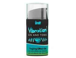 VIB0007 Жидкий интимный гель с эффектом вибрации Gin & Tonic INTT