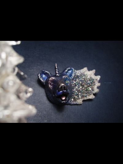 Волшебная брошь "Большая Медведица и звёзды"