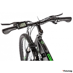 Электровелосипед Eltreco XT 800 Pro (Серо-зеленый)