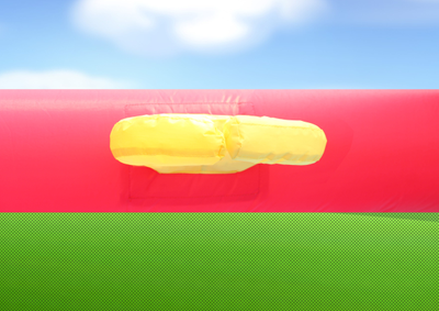 Надувной батут с горкой «Игровой центр 5 в 1»