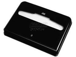 Tork Диспенсер для покрытий на унитаз 1/2 сложения (черный)