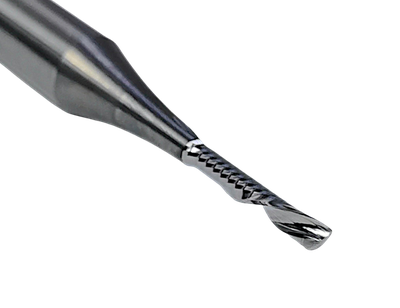 Фреза спиральная по пластику 2x8 s3x50 Z1 HM стружки вниз