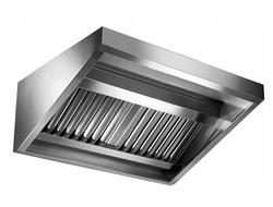 Зонт вытяжной нержавеющий №2 600*600*350