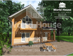Проект деревянного дома №1