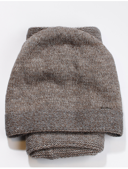 Комплект шапка и снуд "Меланж-гладкая"  11450 кофе, роза