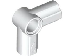 Technic, Axle and Pin Connector Angled #6 - 90 degrees, White (32014 / 4125366 / 4495414 / 6216111 / 6268926 / 6450588)