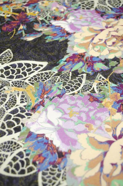 Павловопосадский платок  10309-18