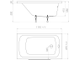 Акриловая ванна Triton Стандарт 120x70 с ножками