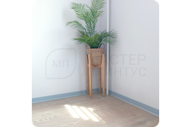 Мягкий акцент: установка светло-серого плинтуса Dollken S60 позволяет создать деликатный акцент, не нарушая общую цветовую гармонию помещения.