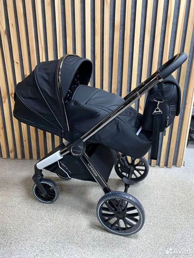Детская коляска 3 в 1 Luxmom 777 Черный