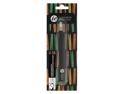 Пинцет для бровей ручной заточки прямой (скошенный)