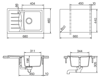 Мойка Schock Genius 45D Small