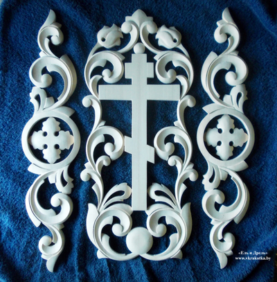 Резной накладной декор