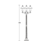 Садово-парковый светильник серии  Madrid -3