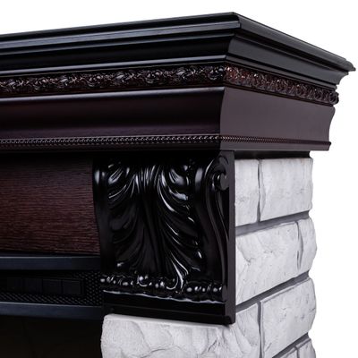 Электрокамин Country Lux Rock AO с очагом 3D FireStar 25.5