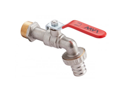 Кран шаровый латунный водоразборный (ручка-рычаг) /MVI™/