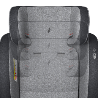 Автокресло 0-36кг Osann Neo 360 ISOFIX Universe Grey