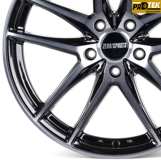 Комплект дисков R18 8,0J ET+40 5*114,3 CST ZERO 2266-CT354 Черный с полированными лучами покрыты лаком (80813)