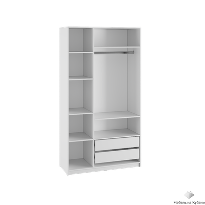 Бруно шкаф 1200 3-х ств (лдсп белый)