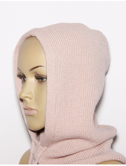 Екатеринбург. Капюшон женский "Одинарный-труба" 1114 пудра