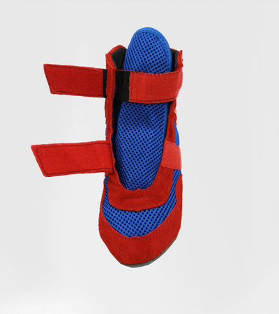 Борцовки для самбо ВФС BRAVEGARD Ascend на липучке красно-синие