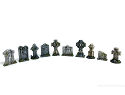 Tombstones (painted)
