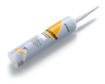 Клей монтажно-стыковочный HI WOOD HD1000, 280 мл, белый,