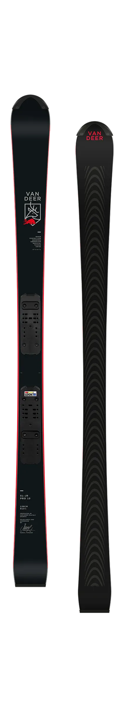 Юниорские для слалома Van Deer SL-JR PRO 10 Длина 138cm Радиус 10м + крепления SPX11 Сезон 24/25