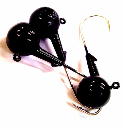 Джиг "Marlin's", 4 гр., цвет Черный, крючок Asakura-Корея (уп/3шт.) (арт. 8304)