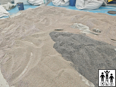 Набивка для боксёрского мешка - Резиновая крошка за упаковку ( 20 кг) DNN